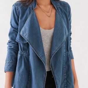 Silence + Noise Kirra Swing Chambray Jean Jacket